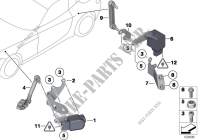 Capteur de reglage rayon declairage pour BMW Z4 35i