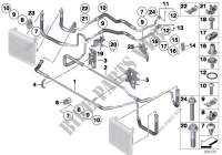 Conduite radiateur huile moteur pour BMW 750Li
