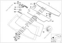 Couvercle de coffre AR/Lunette arrière pour BMW 316i