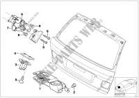 Couvercle de coffre/Système de fermeture pour BMW 318i