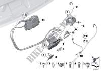 Couvercle de coffre/Système de fermeture pour BMW 730Li