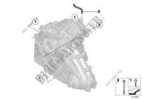 Fixation de boîte de vts / ventilation pour BMW X6 50iX 4.4 de 2013