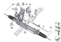 Mécanisme de direction hydraulique pour BMW 535d