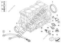 Pièces de bloc moteur pour BMW 116i 1.6