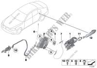 Système de fermeture porte arrière pour BMW 730dX