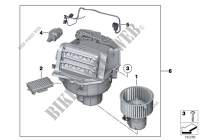Ventilateur / pièces de montage pour BMW 730Ld