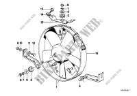 Ventilateur additionnel électrique pour BMW 628CSi