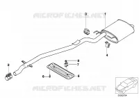 Système déchappement arrière pour BMW 525tds