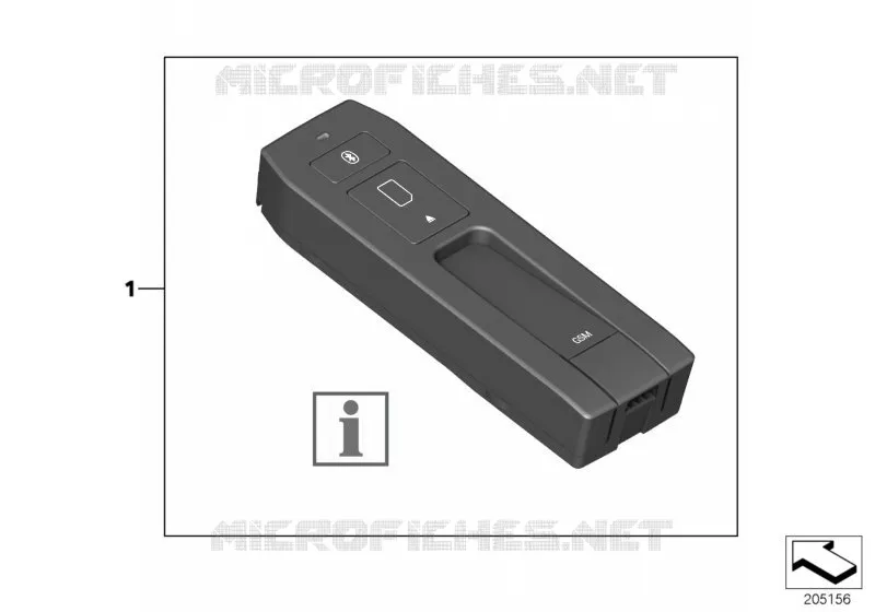 Adaptateur snap-in SAP BMW BMW Série 7 2007 750Li A 750Li