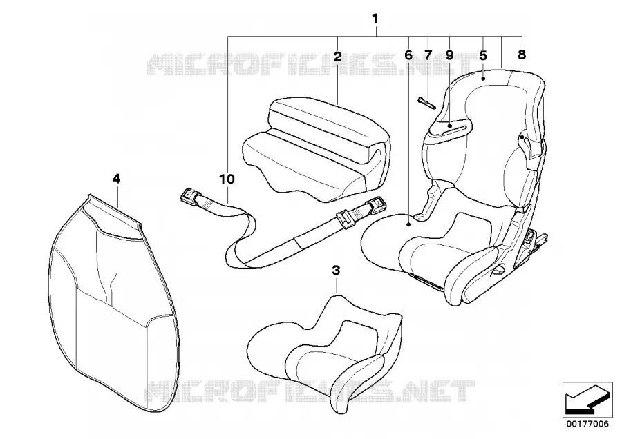BMW Junior Seat I-II Isofix BMW BMW Série 7 2008 730Li A 730Li