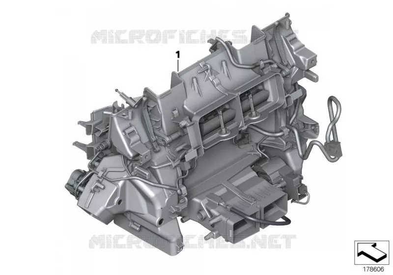 Boîtier distribut. bloc climatique inf. BMW BMW Série 7 2007 750Li A 750Li