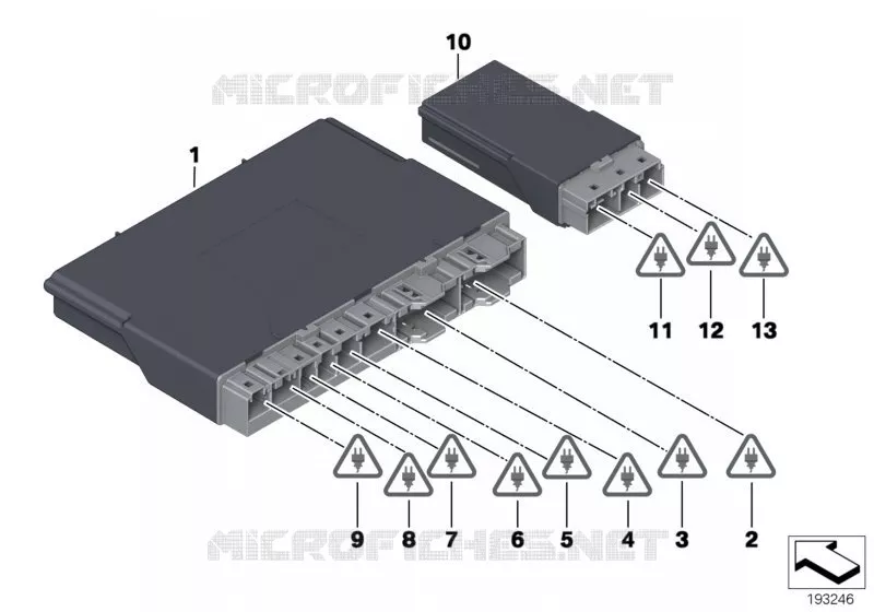 Boîtier électron. module siège av./arr. BMW BMW Série 7 2007 740Li A 740Li