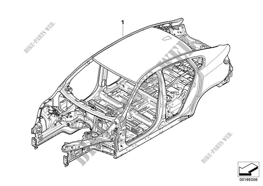 Caisse de carrosserie pour BMW X6 30dX