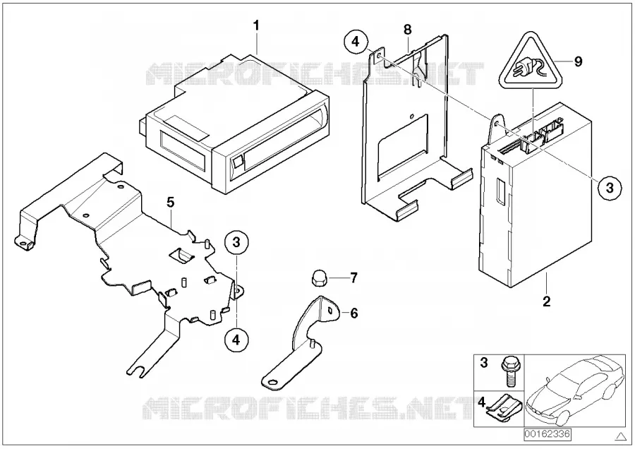 Calculateur de navigation / module vidéo BMW BMW Série 3 2000 320d N 320d