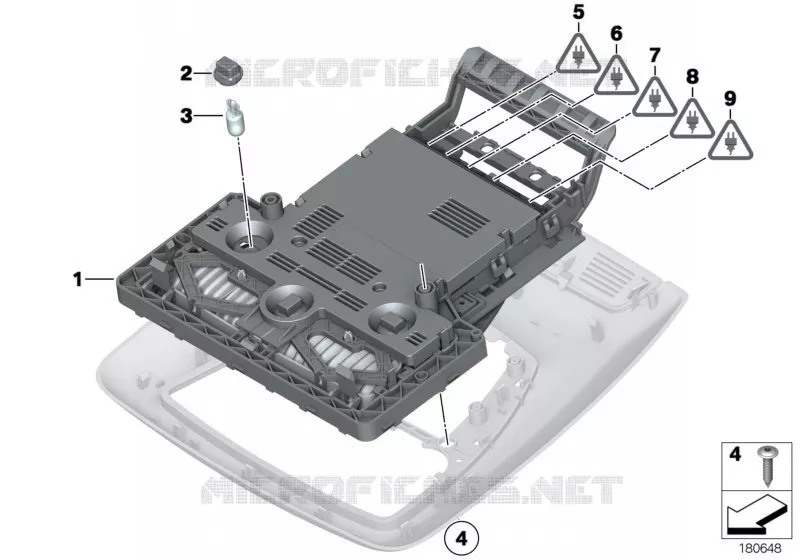 Centrale de commande de toit Low BMW BMW Série 7 2011 740LiX A 740LiX