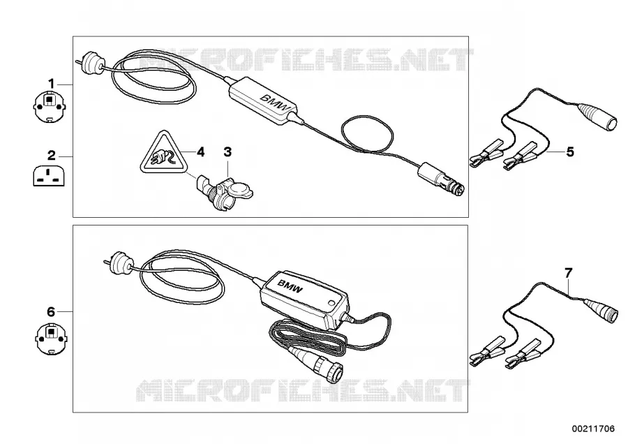 Chargeur de batterie BMW BMW Série 7 2008 730Li A 730Li