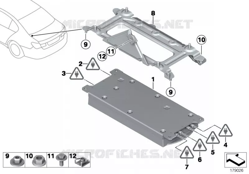 Combox média BMW BMW Série 7 2007 750Li A 750Li