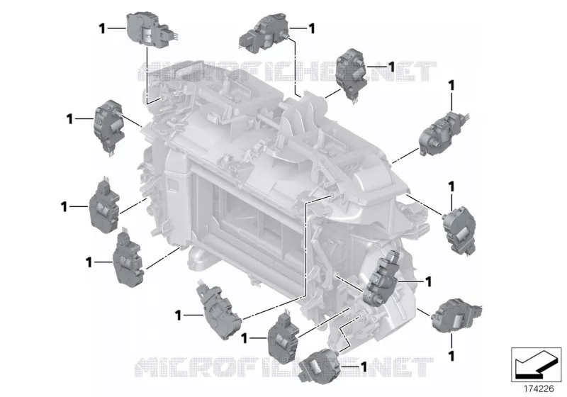 Commande electr.climatiseur automatique BMW BMW Série 7 2007 750Li A 750Li