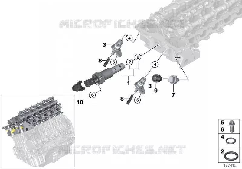 Culasse - pièces électriques rapportées BMW BMW Série 7 2008 740Li A 740Li