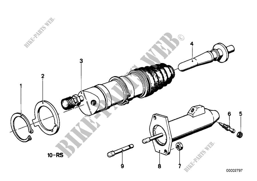 Cylindre récepteur dembrayage pour BMW 528