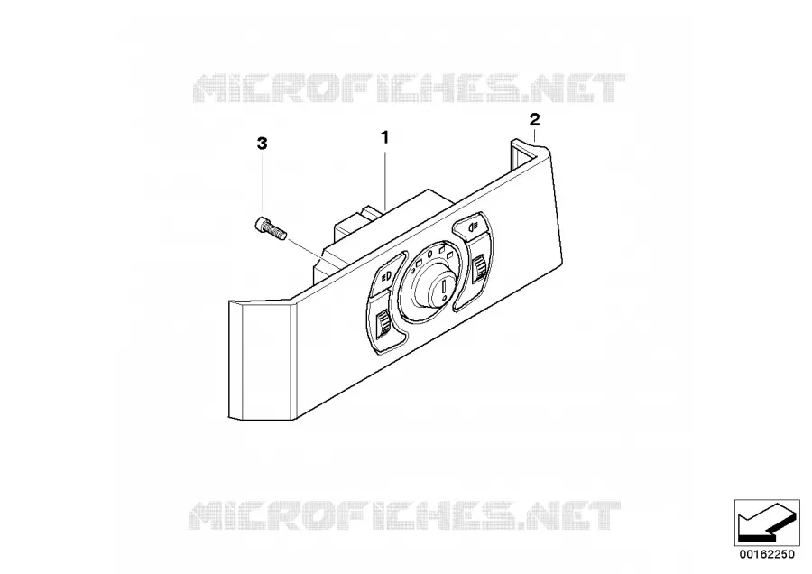 Dispositif de commande lumière BMW BMW Série 5 2006 520d N 520d
