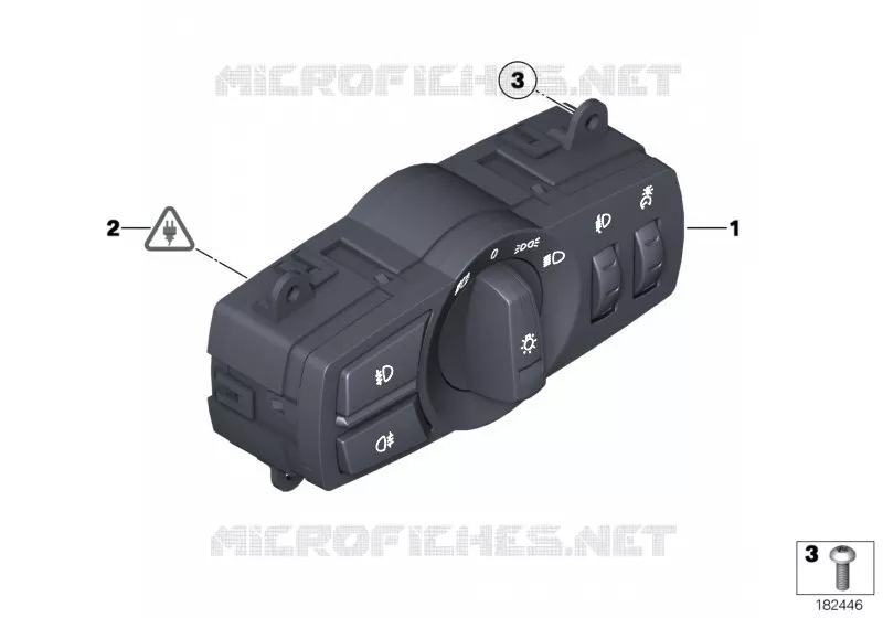 Dispositif de commande lumière BMW BMW Série 7 2007 760Li A 760Li