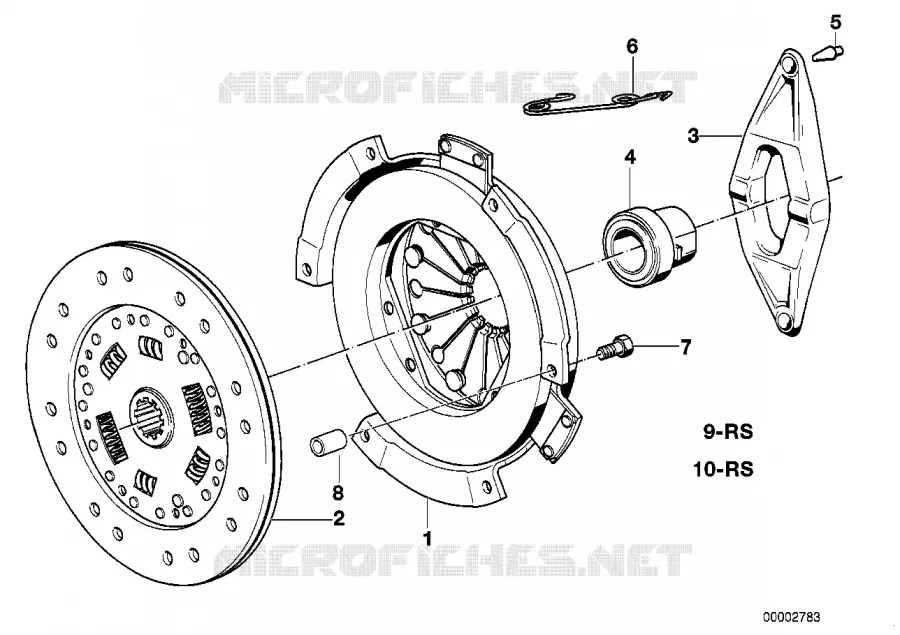Embrayage BMW BMW Série 6 1979 628CSi M 628CSi