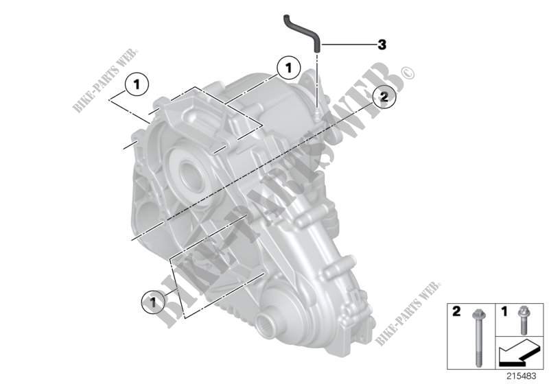 Fixation de boîte de vts / ventilation pour BMW X6 50iX 4.4