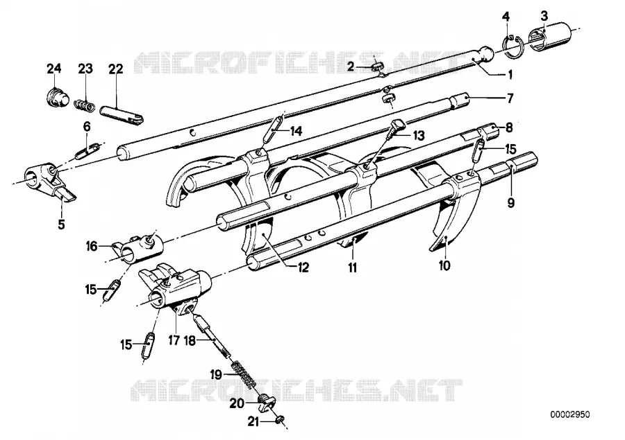 Getrag 245/10/11 pieces interieu.command BMW BMW Série 3 1977 320 A 320