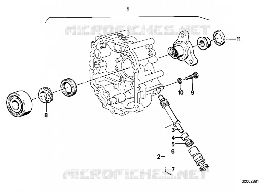 Getrag 262 commande du compteur de vit. BMW BMW Série 6 1975 630CS M 630CS