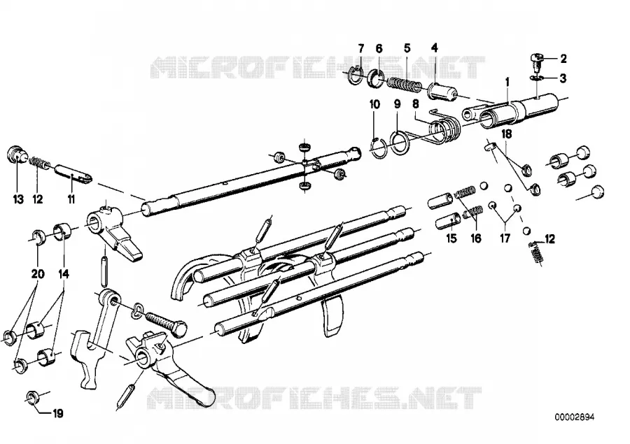 Getrag 262 pieces interieur. de commande BMW BMW Série 5 1977 528i A 528i