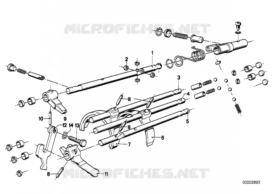 Getrag 262 pieces interieur. de commande BMW BMW Série 7 1982 728iS A 728iS