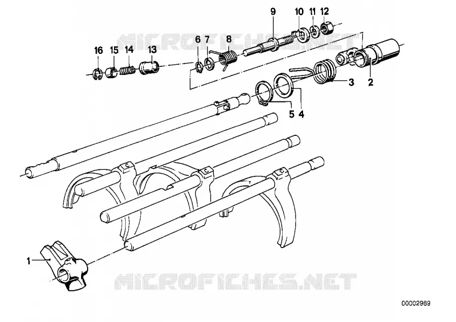 Getrag 265/5 pieces interieur.de comma BMW BMW Série 5 1981 528i A 528i