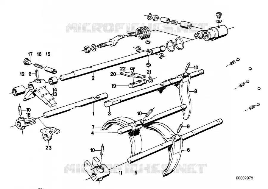 Getrag 265/6 pieces interieur.de comma BMW BMW Série 6 1982 628CSi A 628CSi