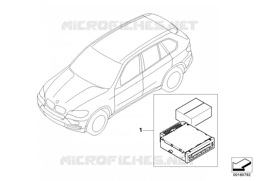 Kit 2eme monte changeur cd BMW BMW X6 2009 X6 30dX A X6 30dX