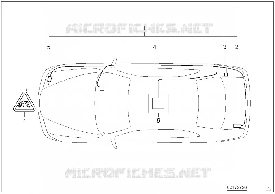 Kit 2ème monte pour système dalarme BMW BMW Série 7 1997 L7 A L7