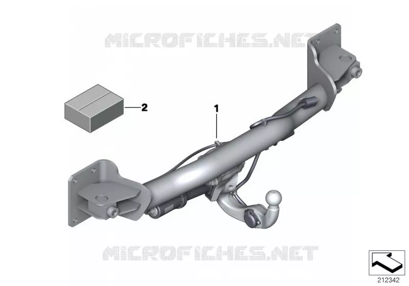 Kit post-équit attelage pivotant élect. BMW BMW X5 2012 X5 25d A X5 25d