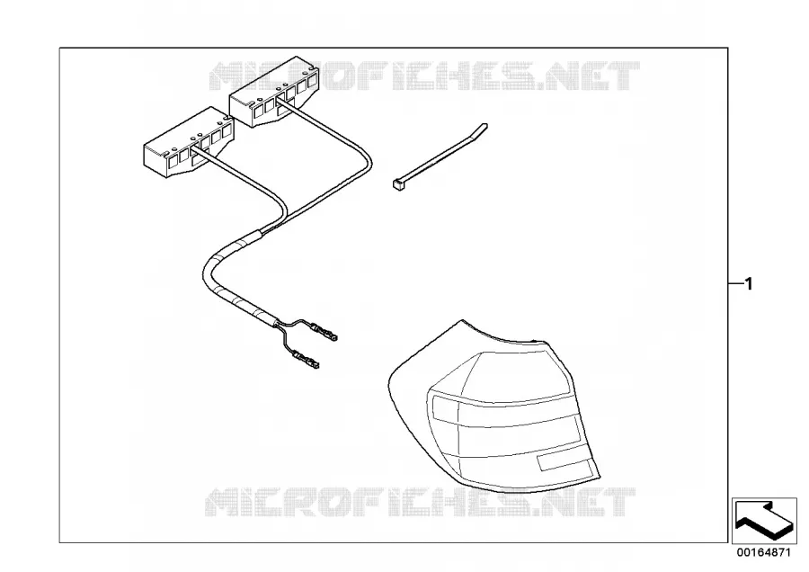 Kit transformation feu arr. facelift LED BMW BMW Série 1 2003 118d N 118d