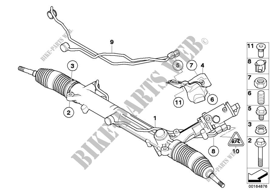 Mécanisme de direction hydraulique pour BMW 520i