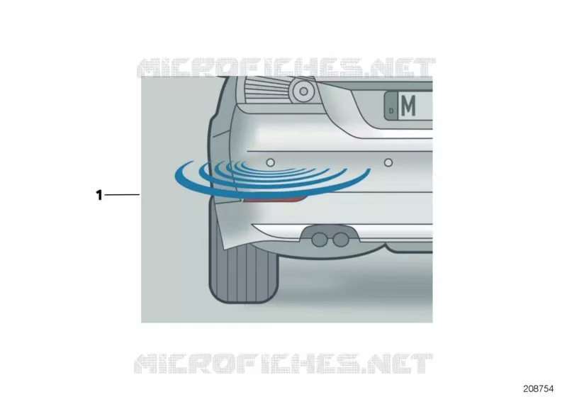 Park Distance Control universale sonoro BMW BMW Série 3 2010 320d N 320d
