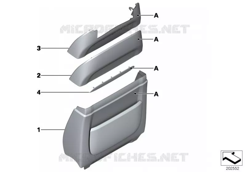 Paroi AR Individual siège confort cuir BMW BMW Série 7 2008 740Li A 740Li