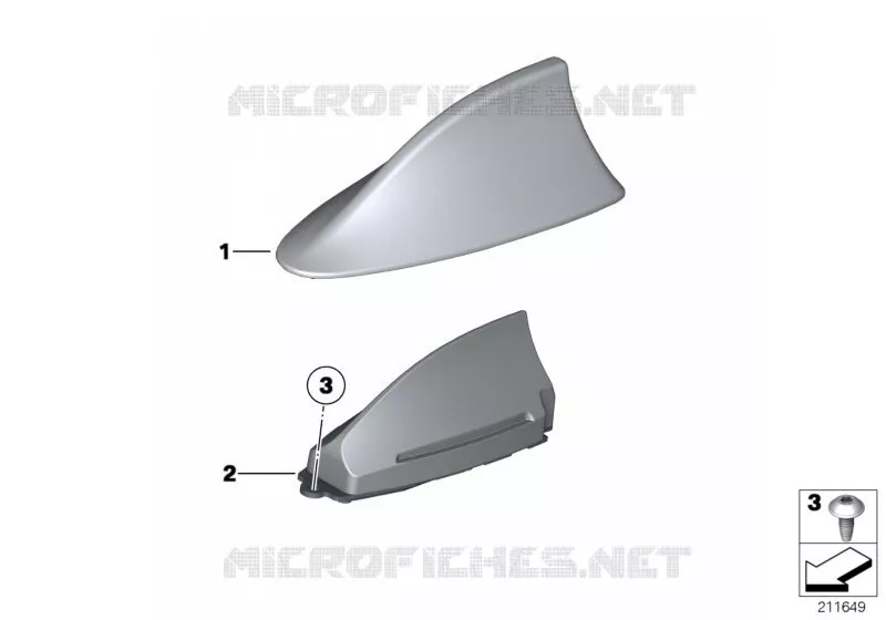 Pièces dantenne BMW BMW Série 5 2009 525d N 525d