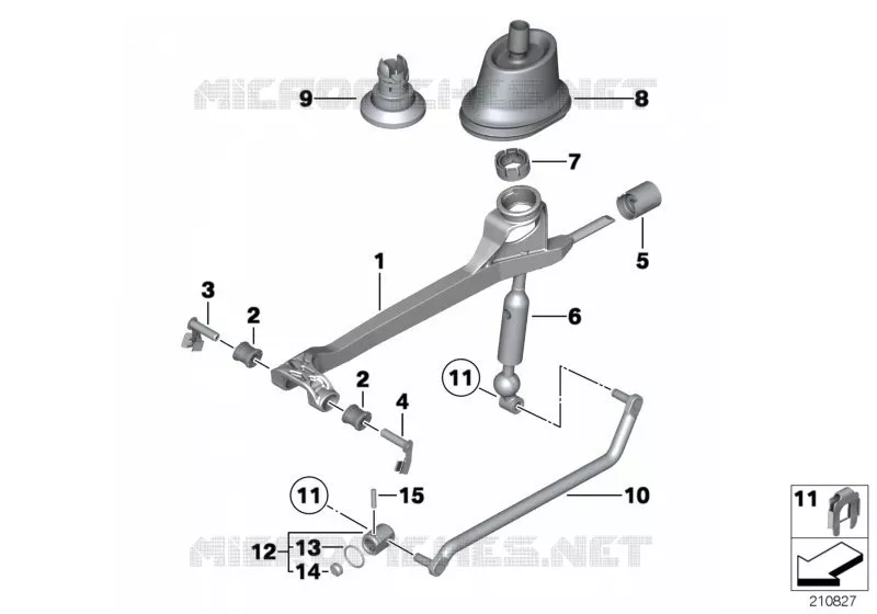 Pièces de commande de vitesses BMW BMW Série 5 2009 530d N 530d