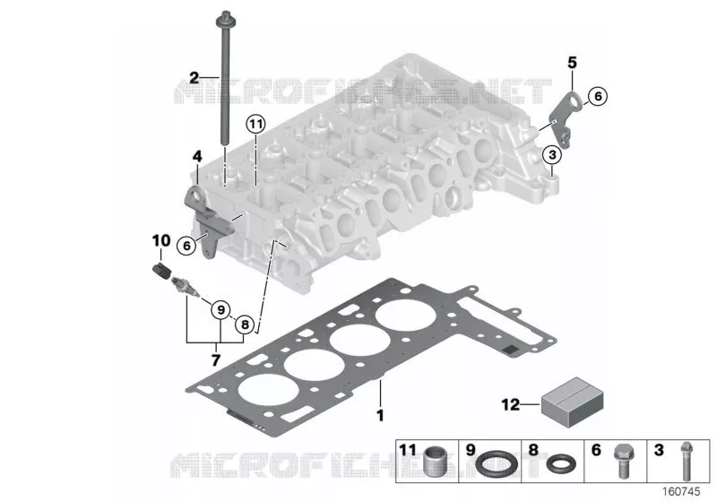 Pièces de culasse BMW BMW Série 3 2007 320d N 320d
