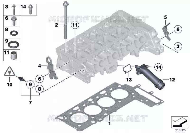 Pièces de culasse BMW BMW X1 2011 X1 20d N X1 20d