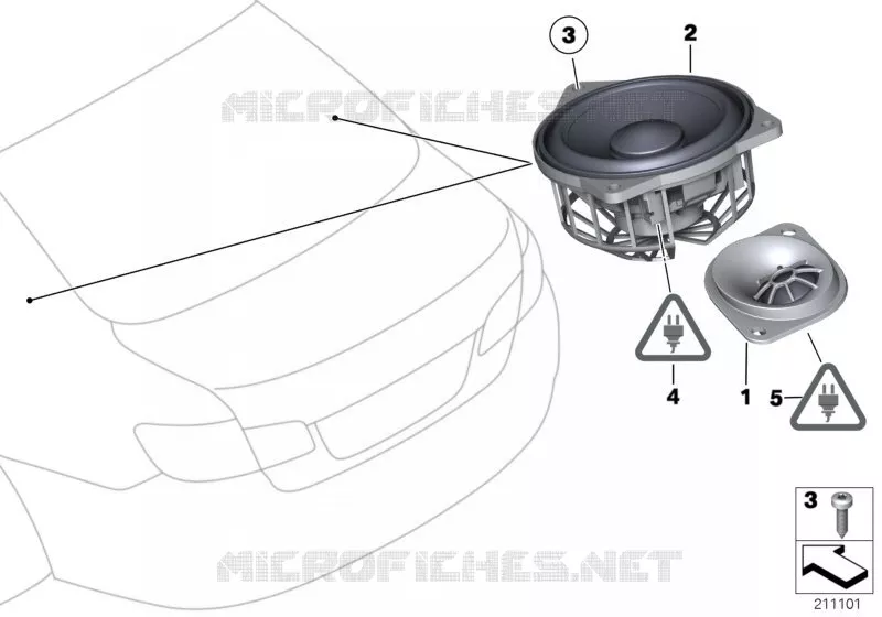 Pieces de systeme hifi de plage arr BMW BMW Série 5 2010 528iX N 528iX