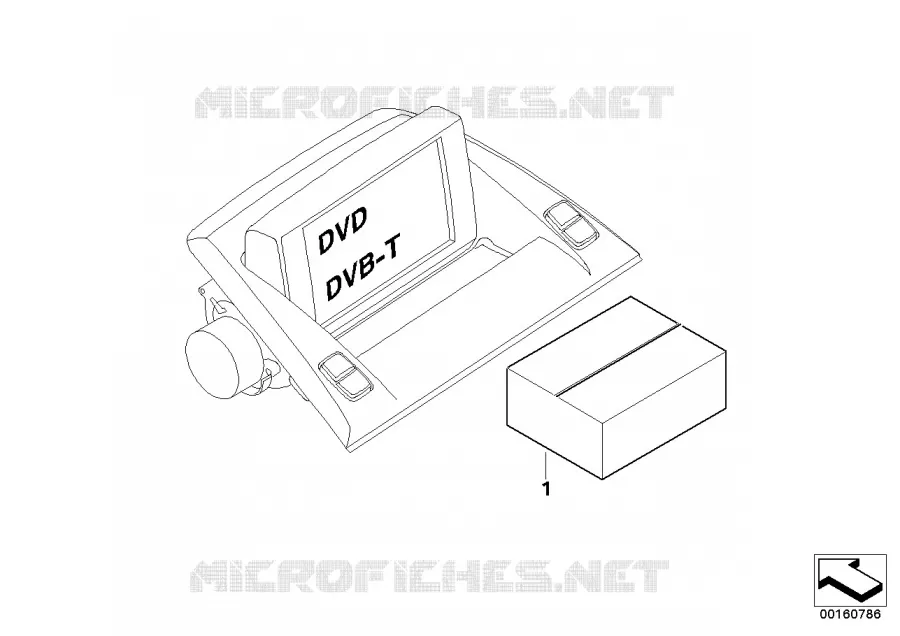 Pièces rech. Accessory Control Menu ACM BMW BMW X3 2004 X3 3.0d N X3 3.0d