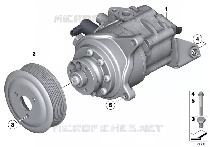 Pompe dassistance direct./Dynamic Drive BMW BMW Série 7 2011 760Li A 760Li