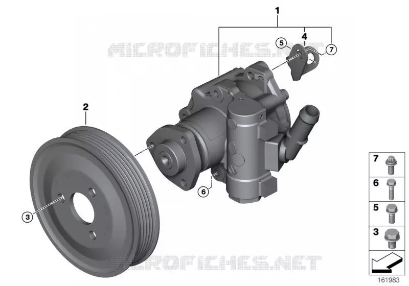 Pompe de servo-direction BMW BMW X1 2009 X1 20d N X1 20d