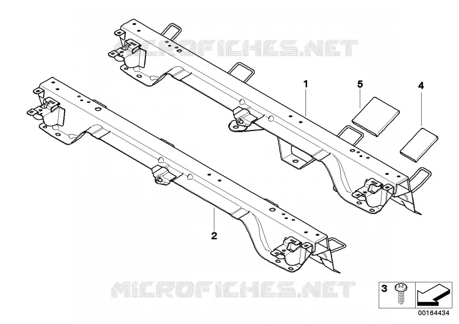 Siège arrière support dossier BMW BMW X5 2007 X5 3.0sd A X5 3.0sd